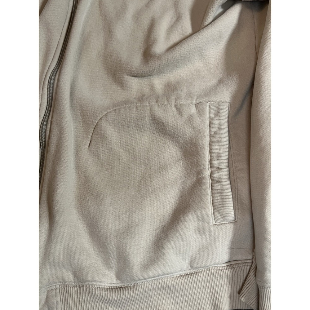 Columbia Mens Hoodie Sweatshirt Full Zip Beige XL Ski Hiking Hooded - Picture 4 of 9
